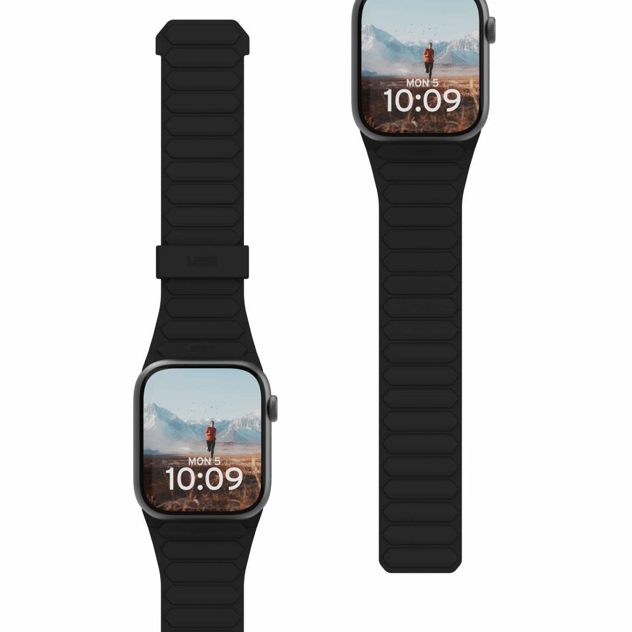 Laptop, Tablete & Telefoane - UAG Curea Pathfinder Apple Watch 41mm / 40mm / 38mm Black Titanium