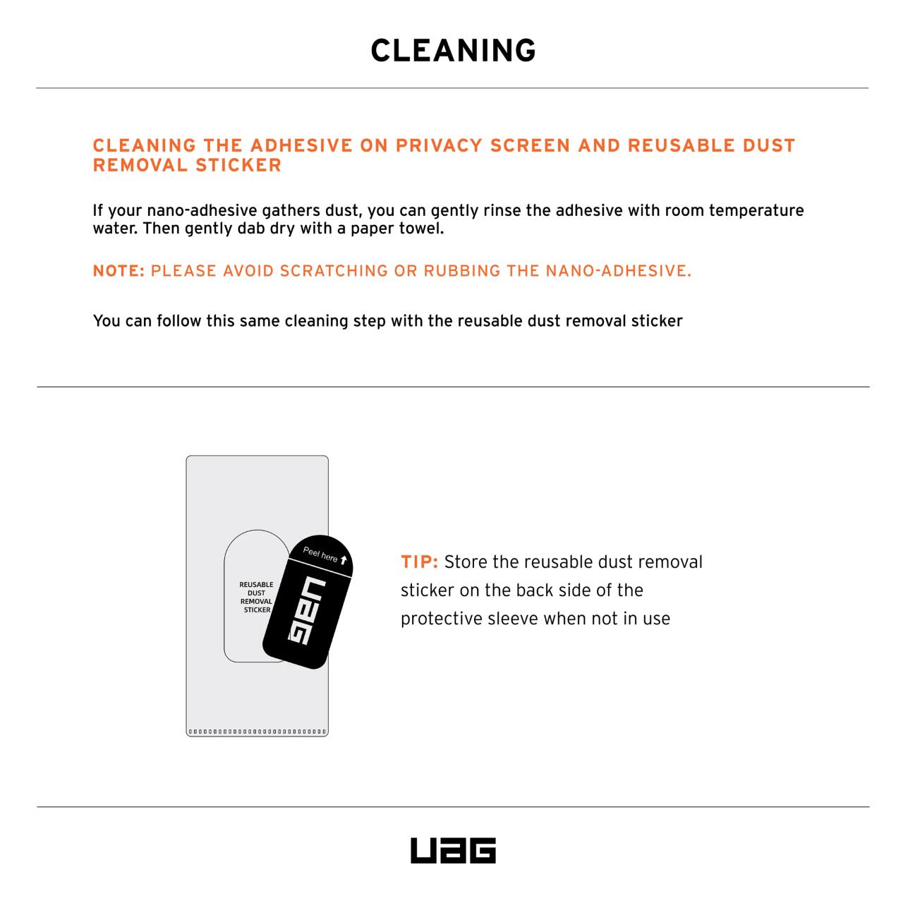 UAG Folie Removable Privacy Eco iPhone 16 Pro [5]