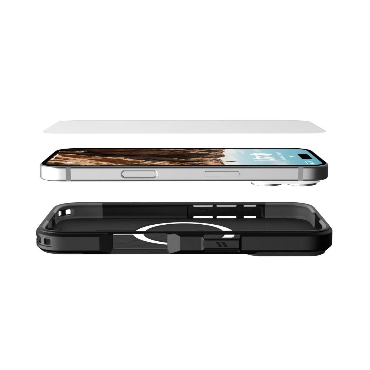 UAG Folie Sticla Glass Shield iPhone 16 Clear [2]