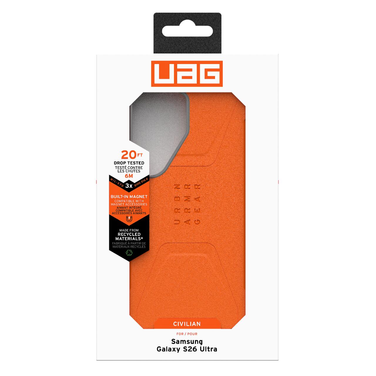 UAG Husa Civilian Magnetic Samsung Galaxy S26 Ultra Orange [19]