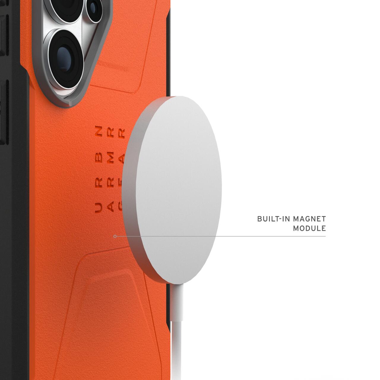 UAG Husa Civilian Magnetic Samsung Galaxy S26 Ultra Orange [18]