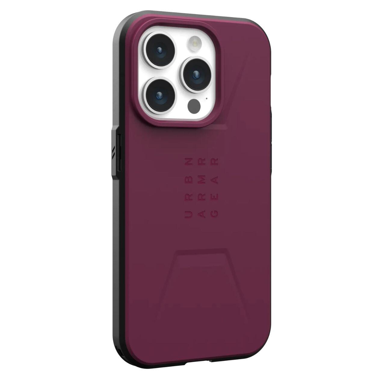 UAG Husa Civilian Magsafe iPhone 15 Pro Bordeaux [1]