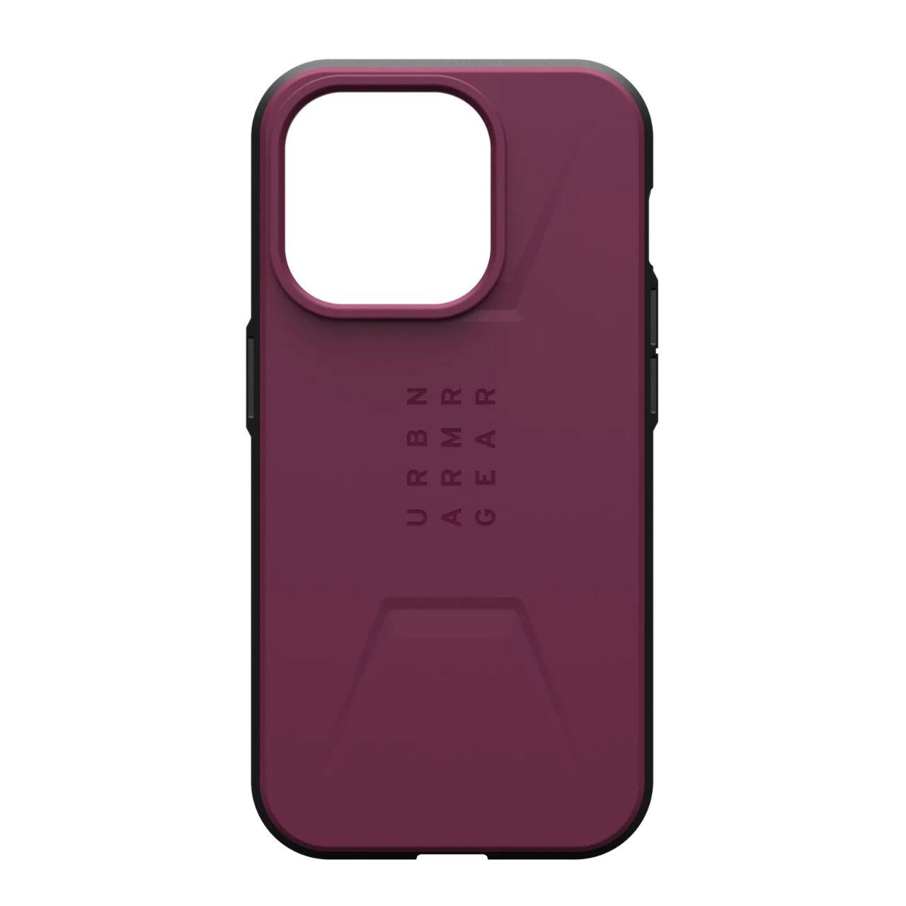 UAG Husa Civilian Magsafe iPhone 15 Pro Bordeaux [2]