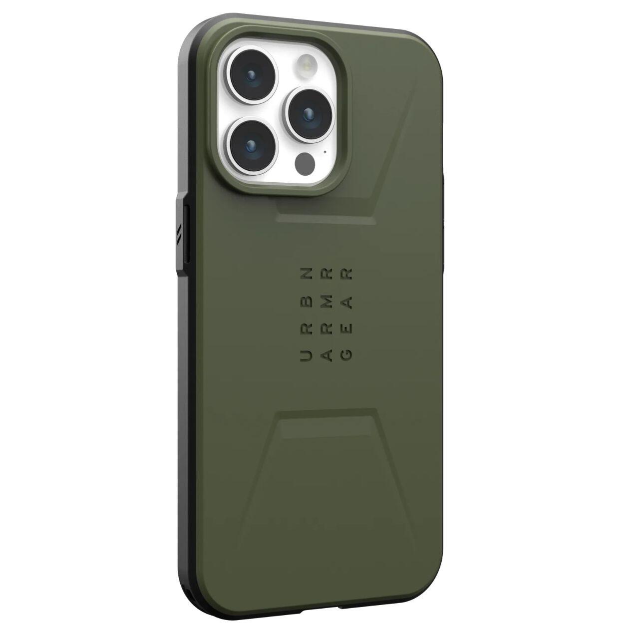 UAG Husa Civilian Magsafe iPhone 15 Pro Olive Drab [3]