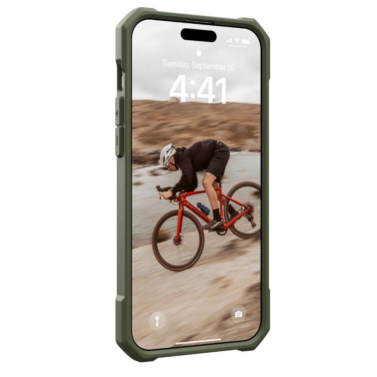 UAG Husa Essential Armor Magsafe iPhone 15 Pro Olive Drab [6]