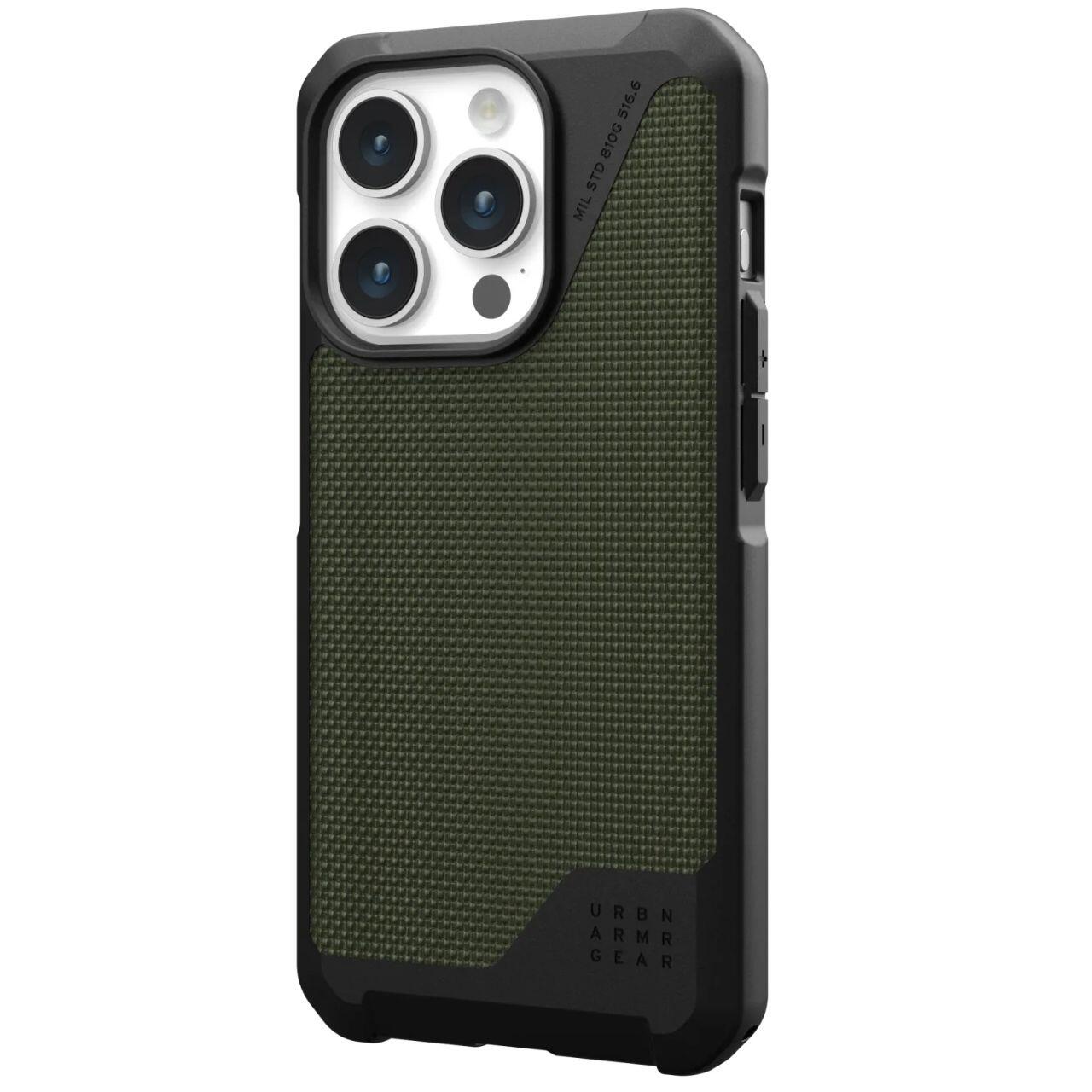 UAG Husa Metropolis LT Magsafe iPhone 15 Pro Kevlar Olive [2]