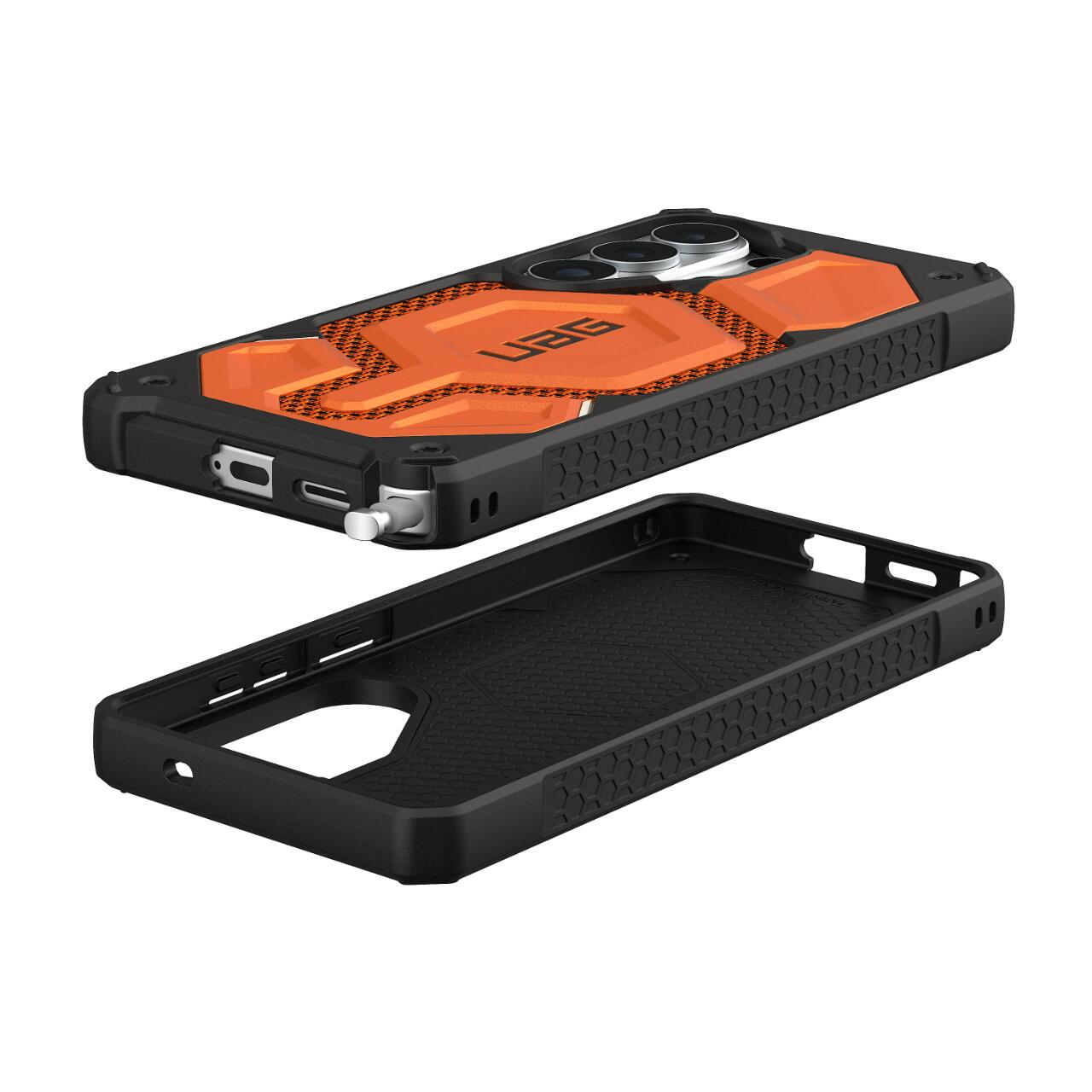 Laptop, Tablete & Telefoane - UAG Husa Monarch Pro Magnetic Samsung Galaxy S26 Ultra Kevlar Burnt Orange