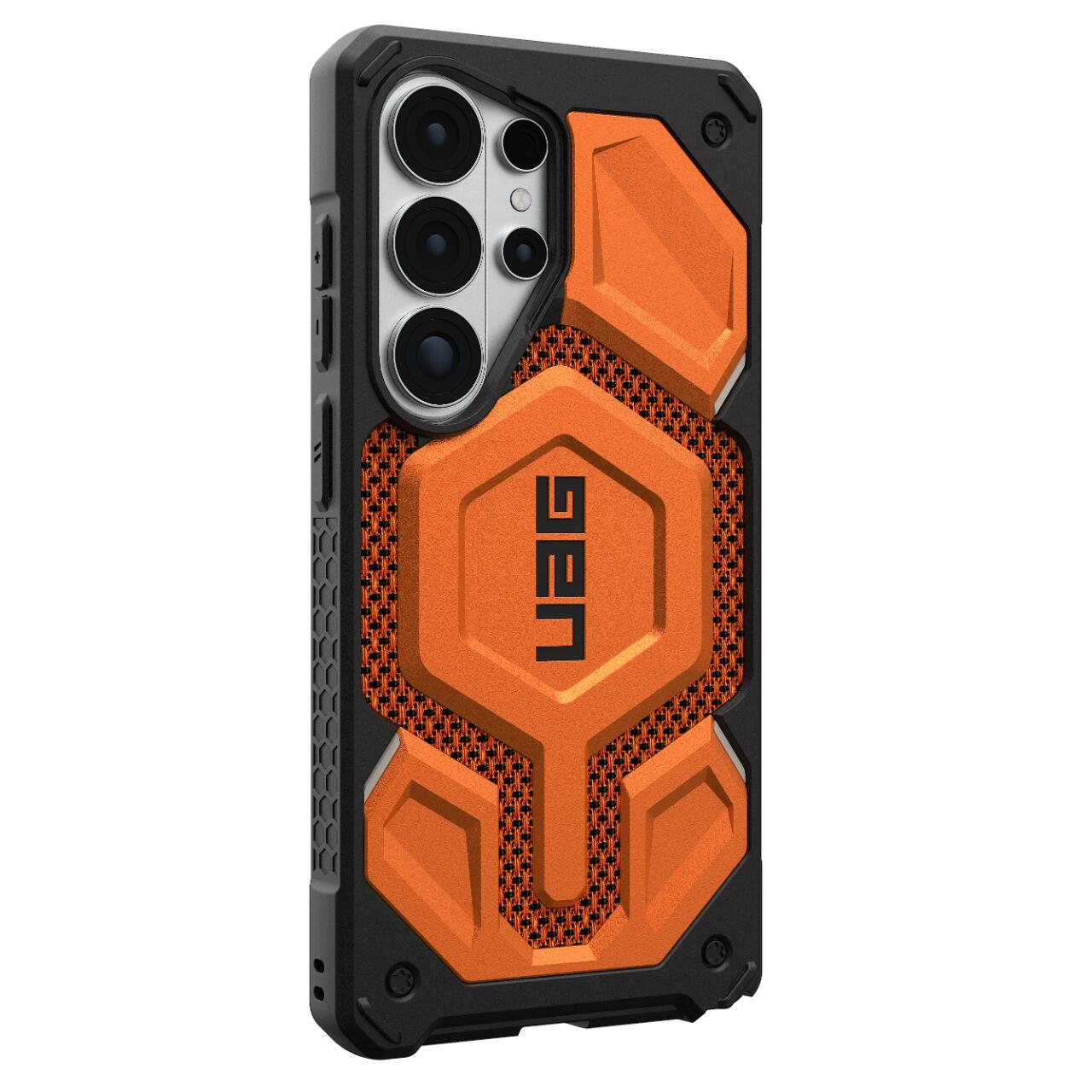 UAG Husa Monarch Pro Magnetic Samsung Galaxy S26 Ultra Kevlar Burnt Orange [10]