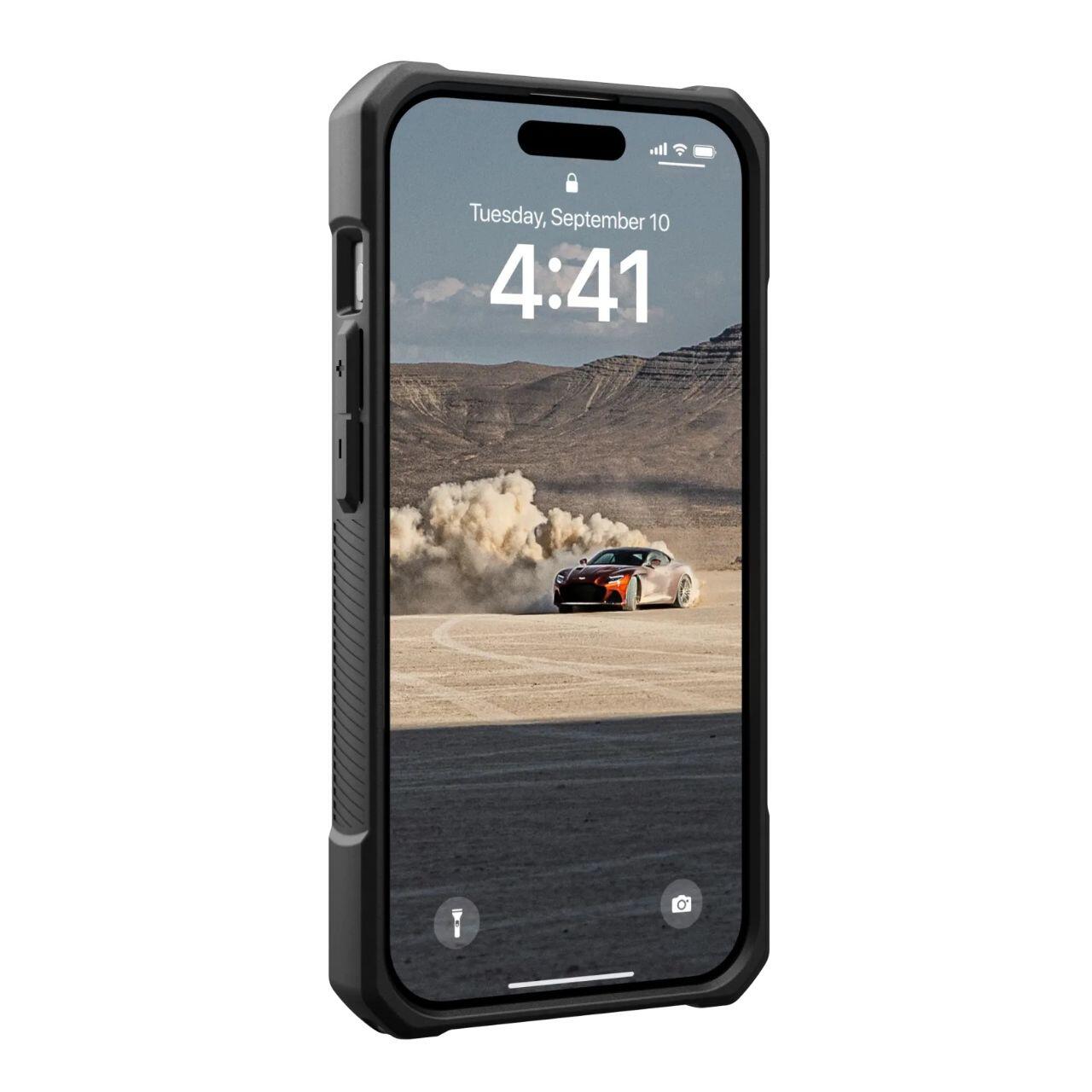UAG Husa Monarch Series iPhone 15 Pro Kevlar Element Green [4]