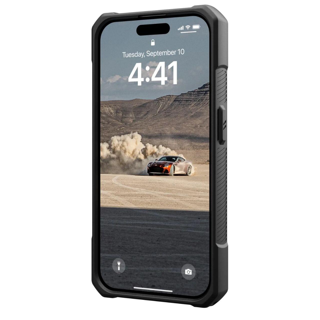 UAG Husa Monarch Series iPhone 15 Pro Kevlar Element Green [5]
