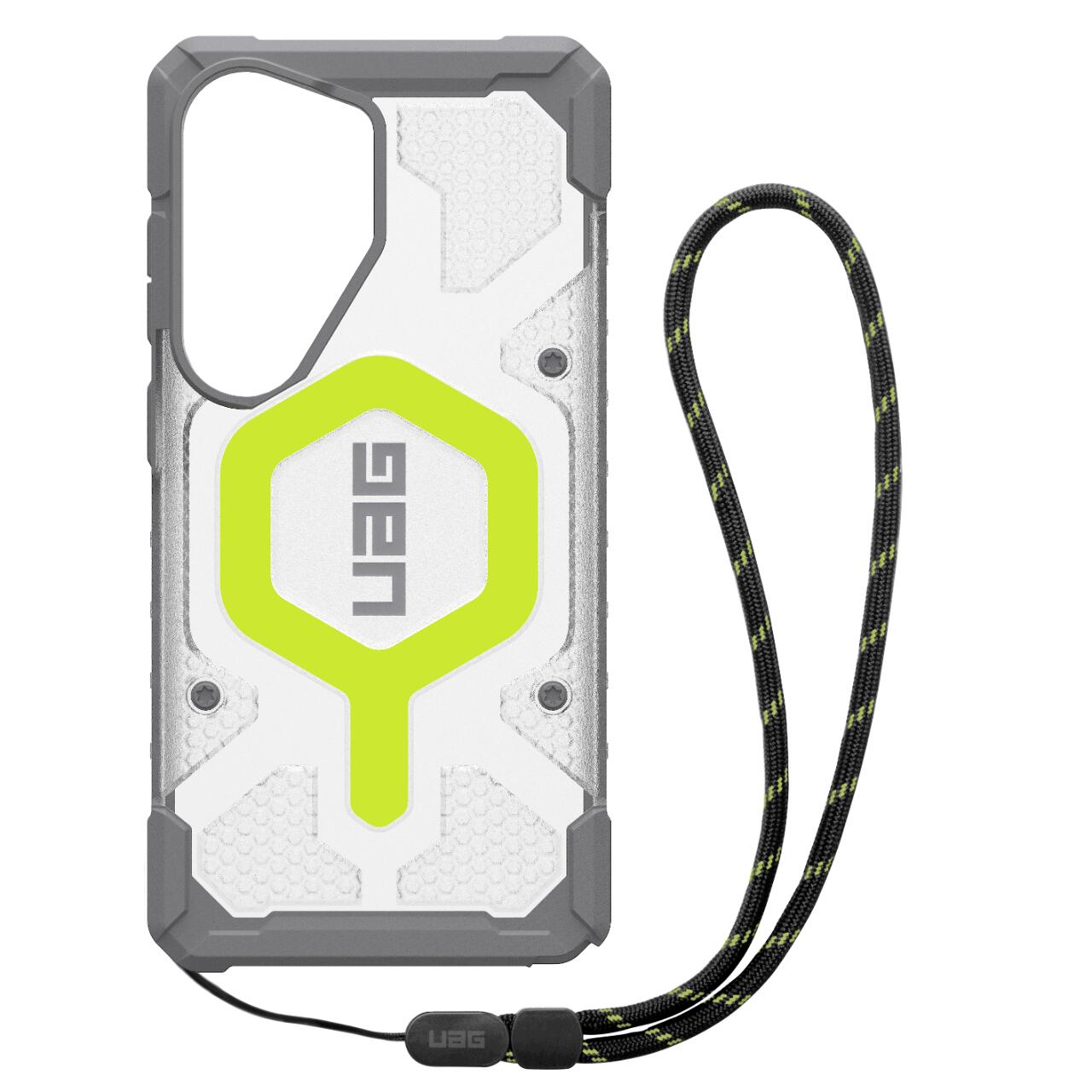 UAG Husa Pathfinder Clear Magnetic Samsung Galaxy S26 Ultra Active Neon Lanyard [7]
