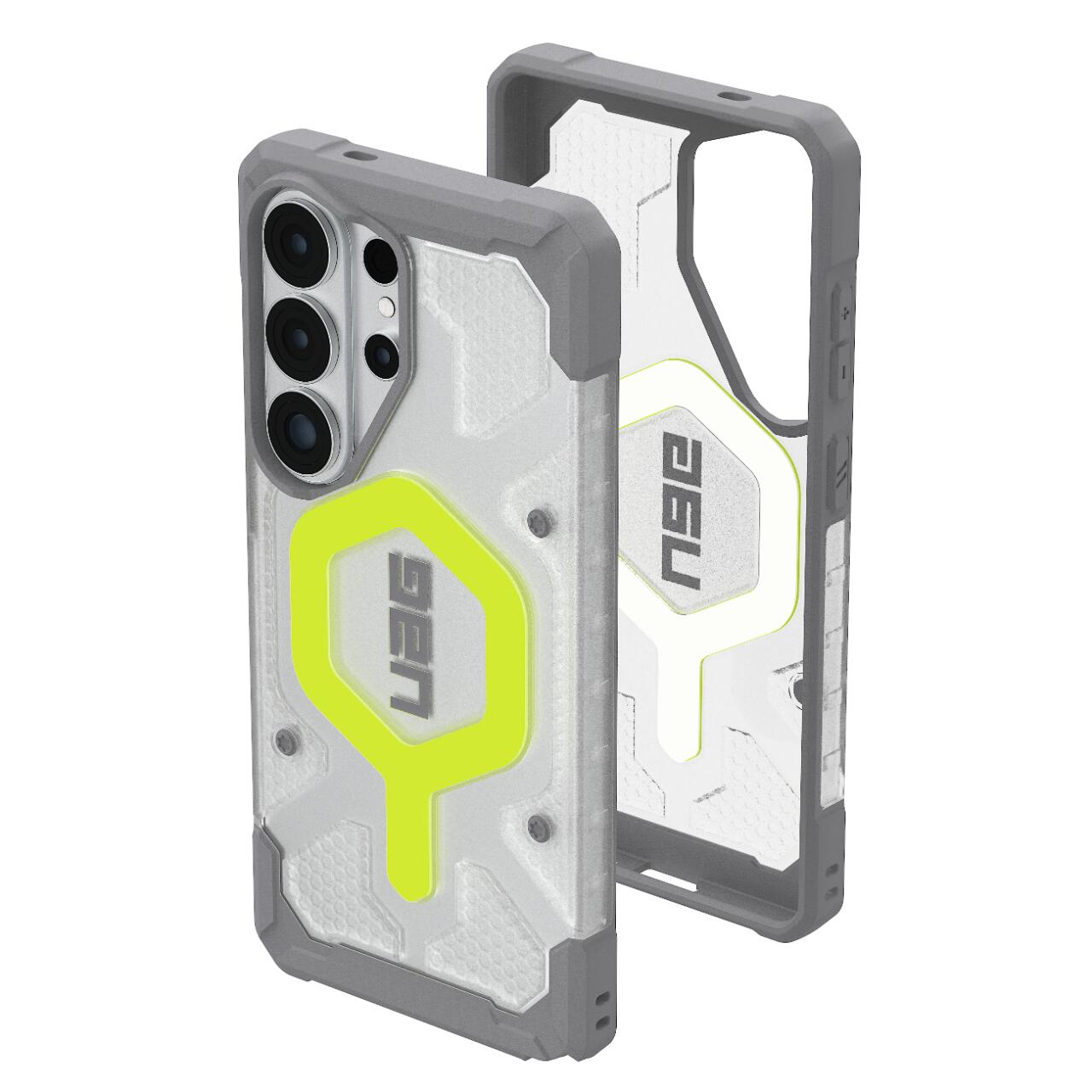 UAG Husa Pathfinder Clear Magnetic Samsung Galaxy S26 Ultra Active Neon Lanyard [2]