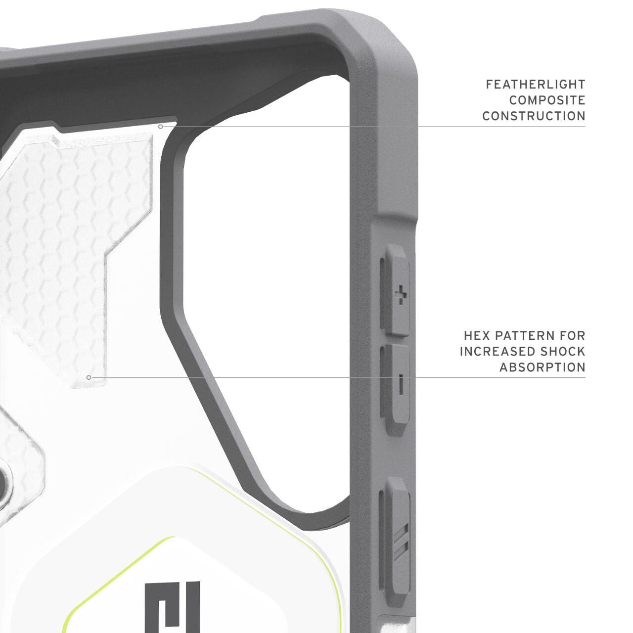 UAG Husa Pathfinder Clear Magnetic Samsung Galaxy S26 Ultra Active Neon Lanyard [19]