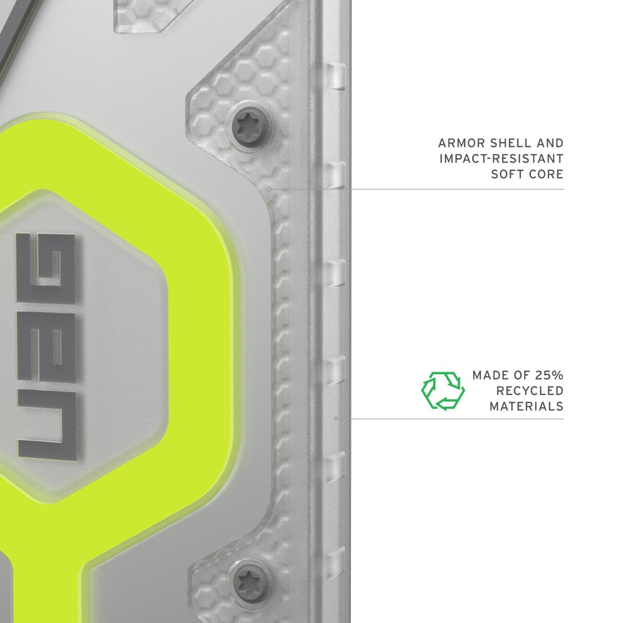 UAG Husa Pathfinder Clear Magnetic Samsung Galaxy S26 Ultra Active Neon Lanyard [18]