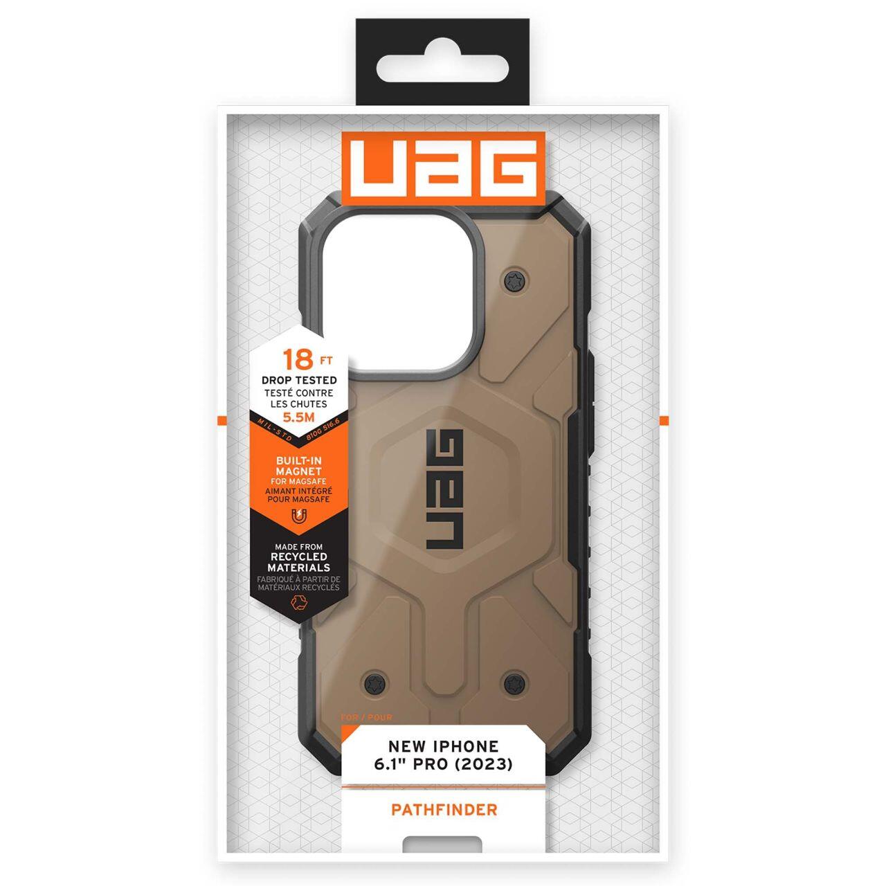 UAG Husa Pathfinder Magsafe iPhone 15 Pro Dark Earth [7]
