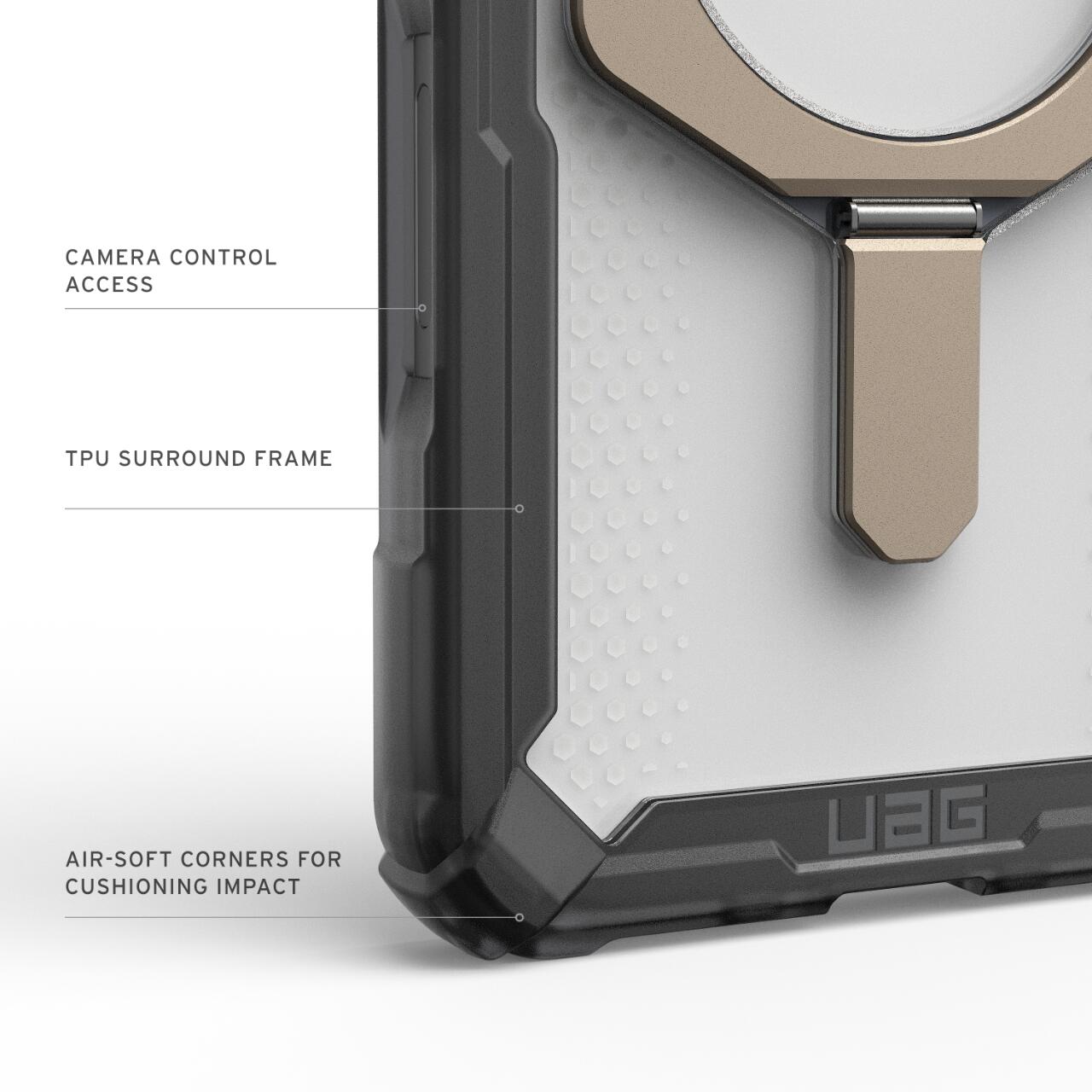 UAG Husa Plasma XTE MagSafe iPhone Air Ash Titanium [5]