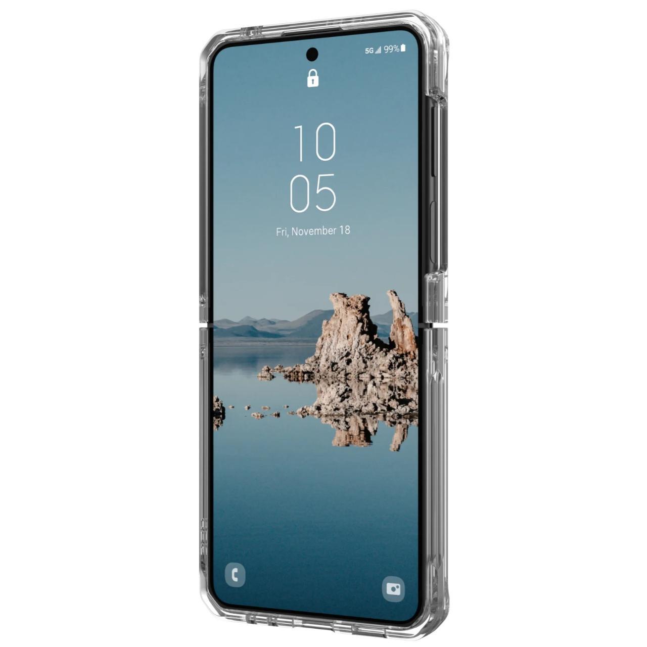 UAG Husa Plyo Pro Samsung Galaxy Z Flip5 Ice Silver [4]