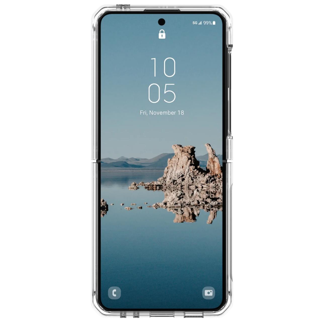 UAG Husa Plyo Pro Samsung Galaxy Z Flip5 Ice Silver [5]