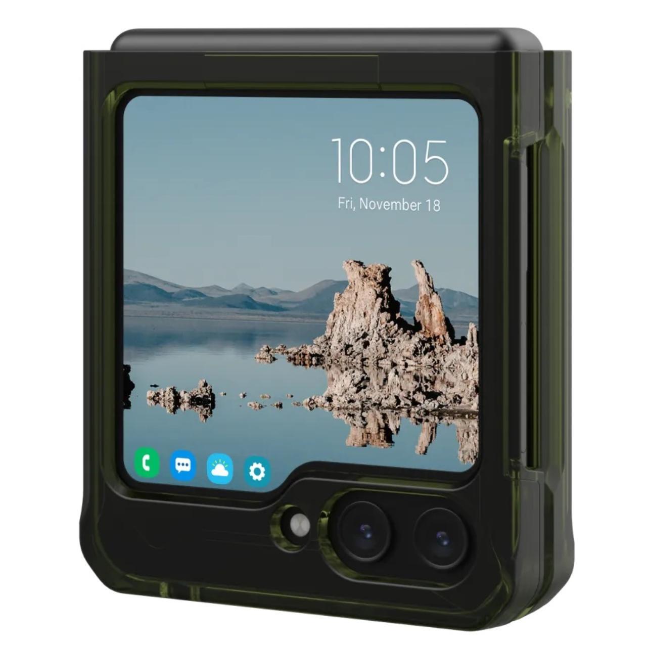 UAG Husa Plyo Pro Samsung Galaxy Z Flip5 Olive / Space Grey [7]