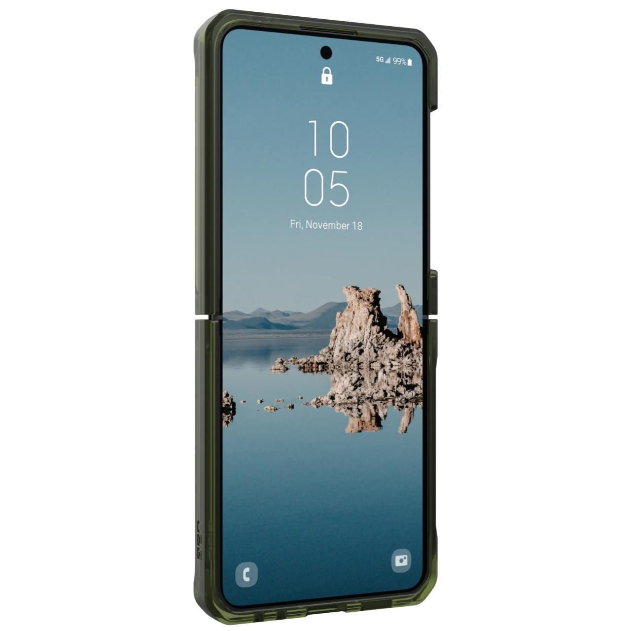 UAG Husa Plyo Pro Samsung Galaxy Z Flip5 Olive / Space Grey [3]