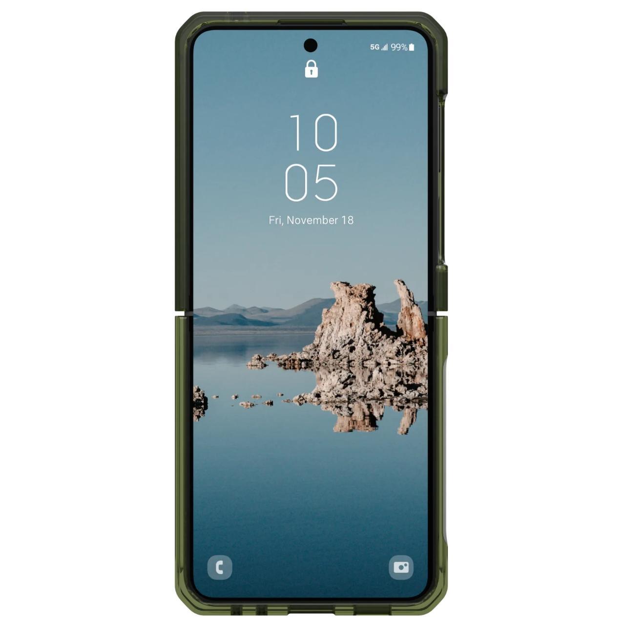 UAG Husa Plyo Pro Samsung Galaxy Z Flip5 Olive / Space Grey [5]