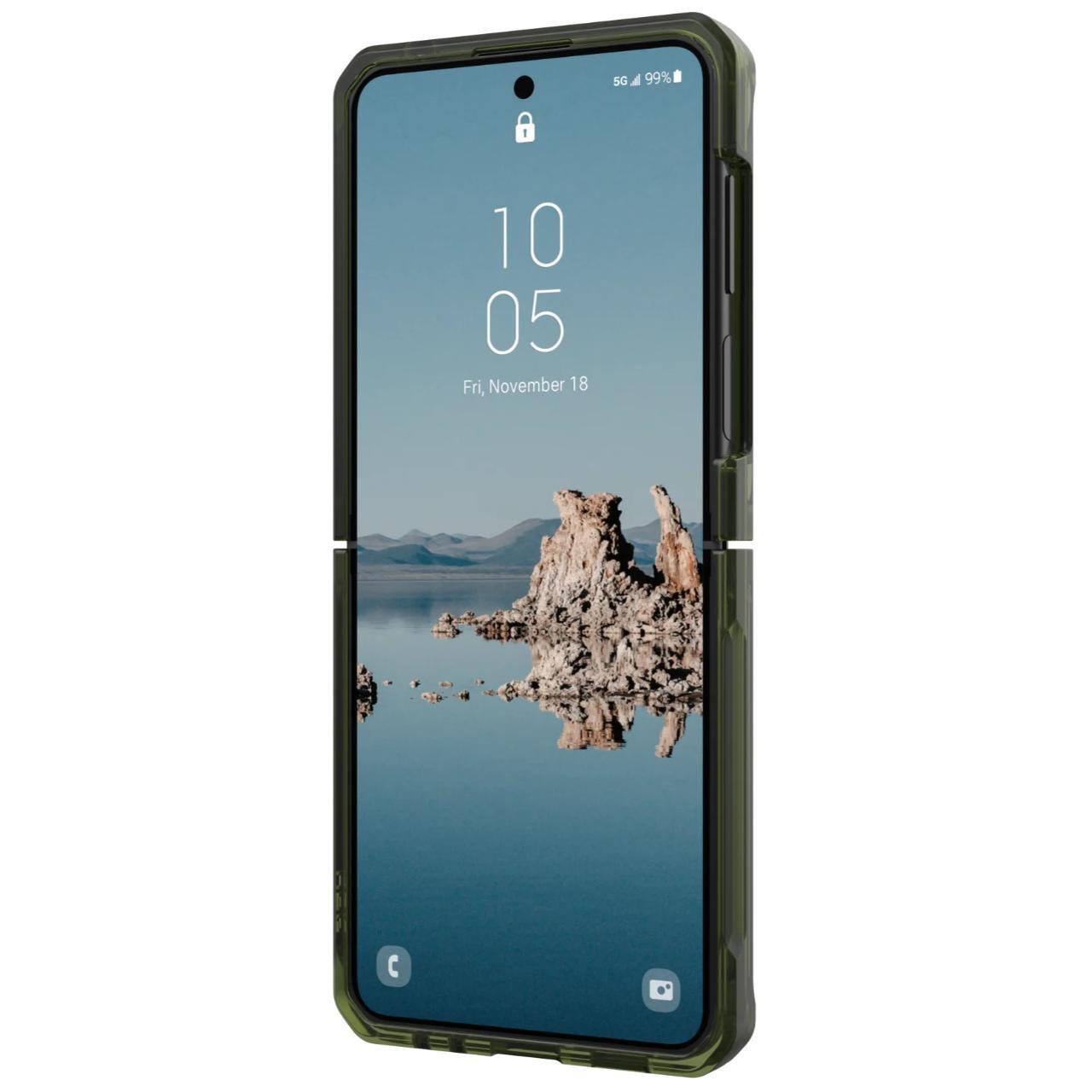 UAG Husa Plyo Pro Samsung Galaxy Z Flip5 Olive / Space Grey [4]