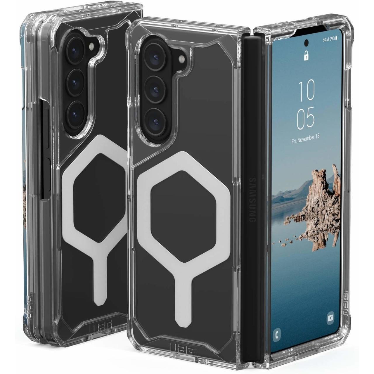 Laptop, Tablete & Telefoane - UAG Husa Plyo Pro Samsung Galaxy Z Fold5 Ice Silver