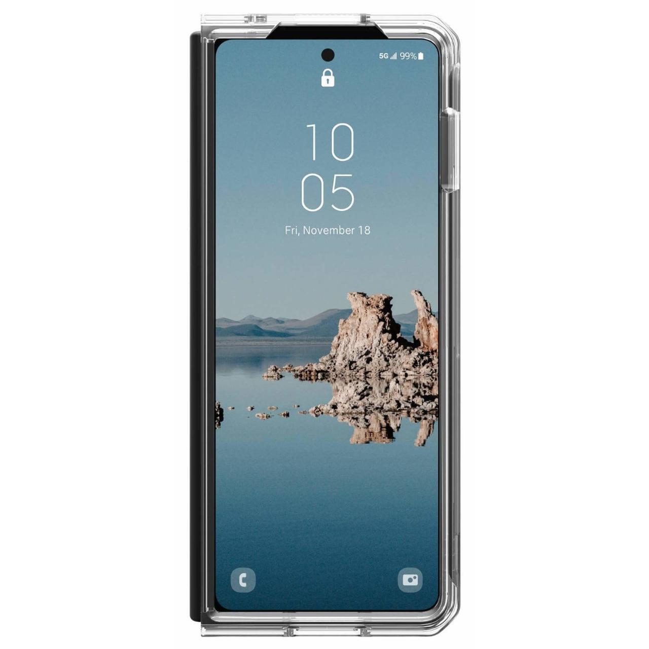 UAG Husa Plyo Pro Samsung Galaxy Z Fold5 Ice Silver [4]