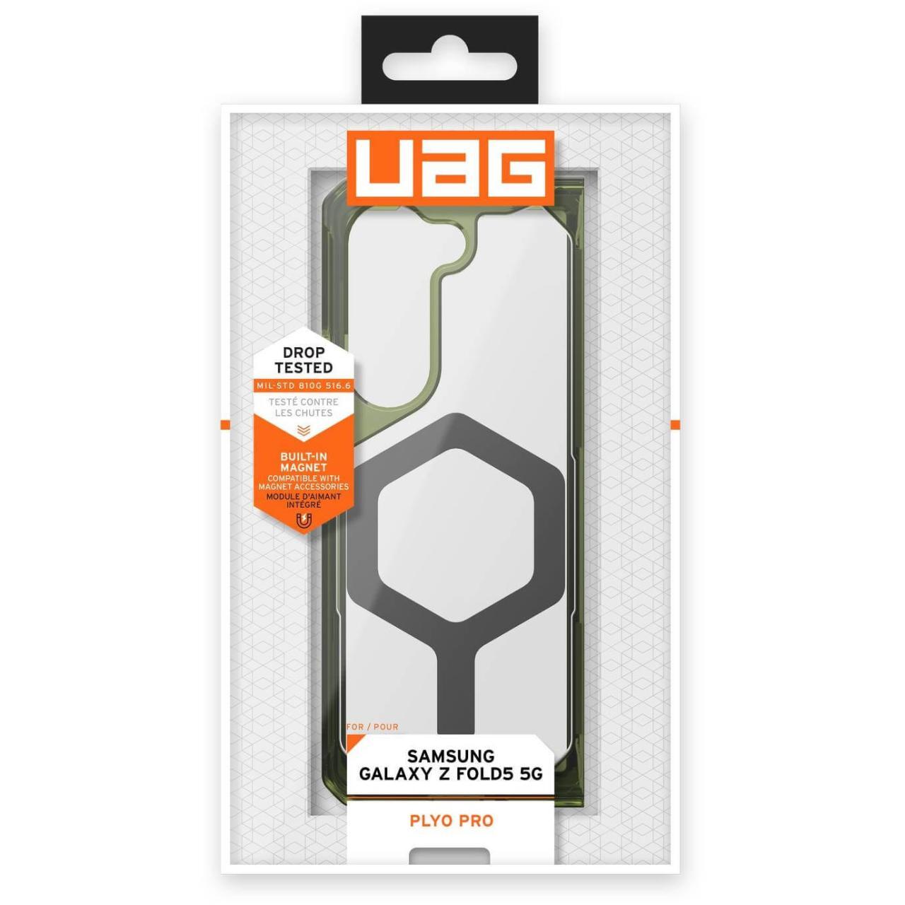 UAG Husa Plyo Pro Samsung Galaxy Z Fold5 Olive / Space Grey [11]