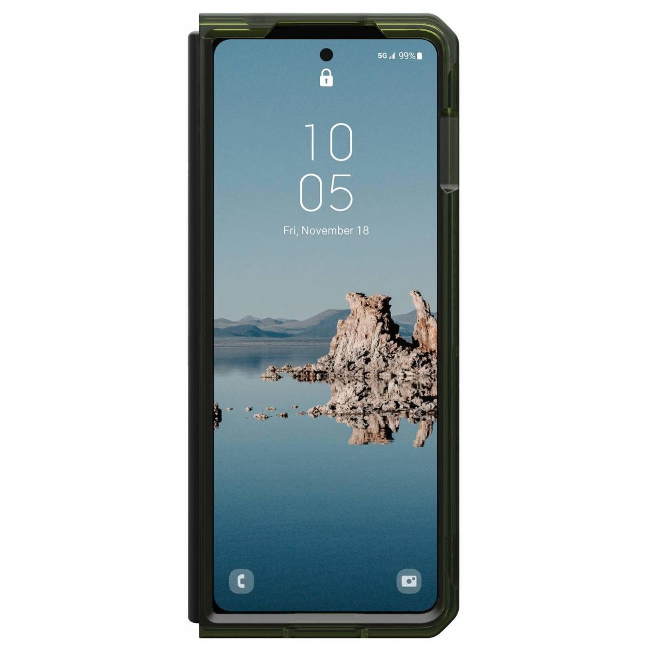 UAG Husa Plyo Pro Samsung Galaxy Z Fold5 Olive / Space Grey [4]