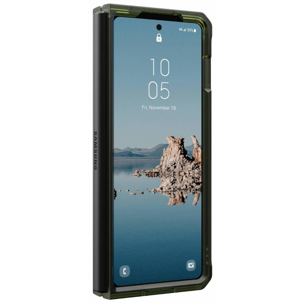 UAG Husa Plyo Pro Samsung Galaxy Z Fold5 Olive / Space Grey [2]