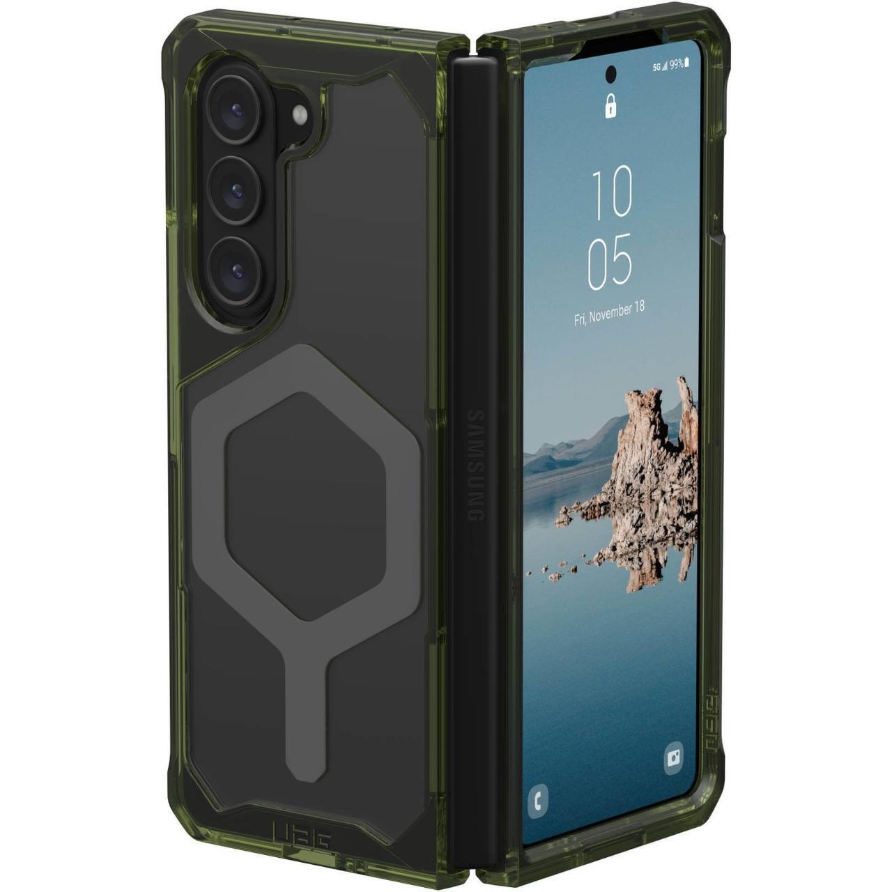 UAG Husa Plyo Pro Samsung Galaxy Z Fold5 Olive / Space Grey [7]