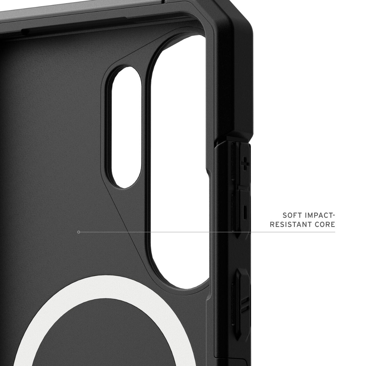 UAG Husa Trooper Magnetic Samsung Galaxy S26 Ultra Black Holster (2 parti: spate + protectie margini) [10]
