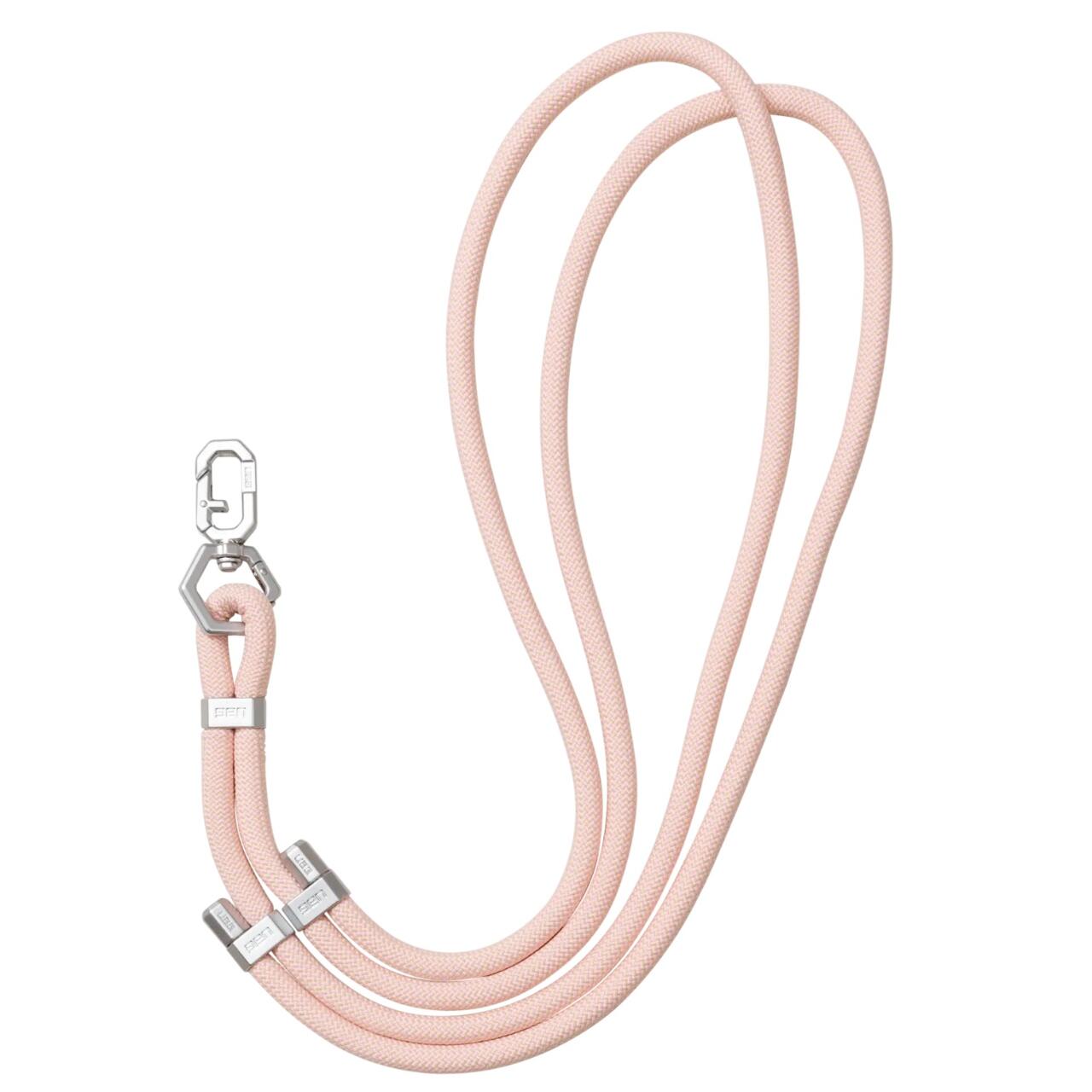 Laptop, Tablete & Telefoane - UAG Snur de umar universal Slim pentru telefon Civilian, Rose Quartz, lungime reglabila, pana la 160 cm