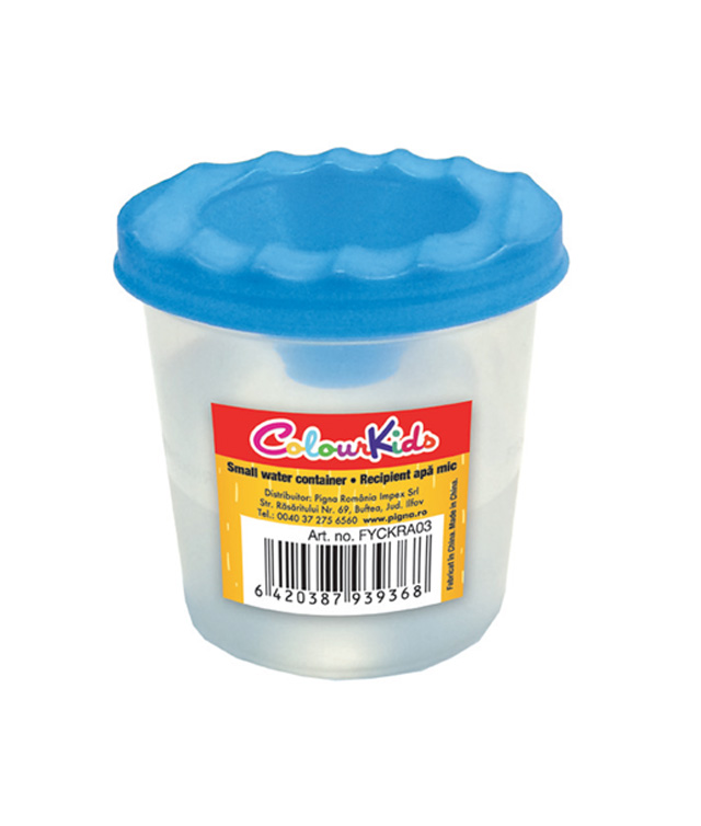 Vas plastic pentru pictura mic colour kids pigna