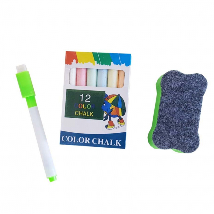 Tabla magnetica pentru copii, din lemn, cu 2 fete - Micostore.ro [6]