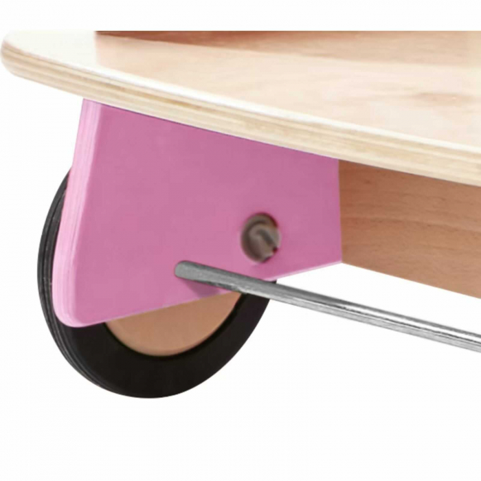Carucior din lemn, cu maner si geanta detasabila - Micostore.ro [5]