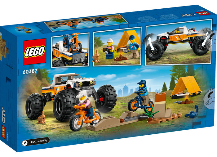 LEGO City: Aventuri off road cu vehicul 4x4 60387, 6 ani+, 252 piese, varsta de la 6 ani la 12 ani [3]