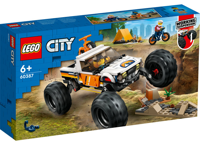 LEGO City: Aventuri off road cu vehicul 4x4 60387, 6 ani+, 252 piese, varsta de la 6 ani la 12 ani [2]