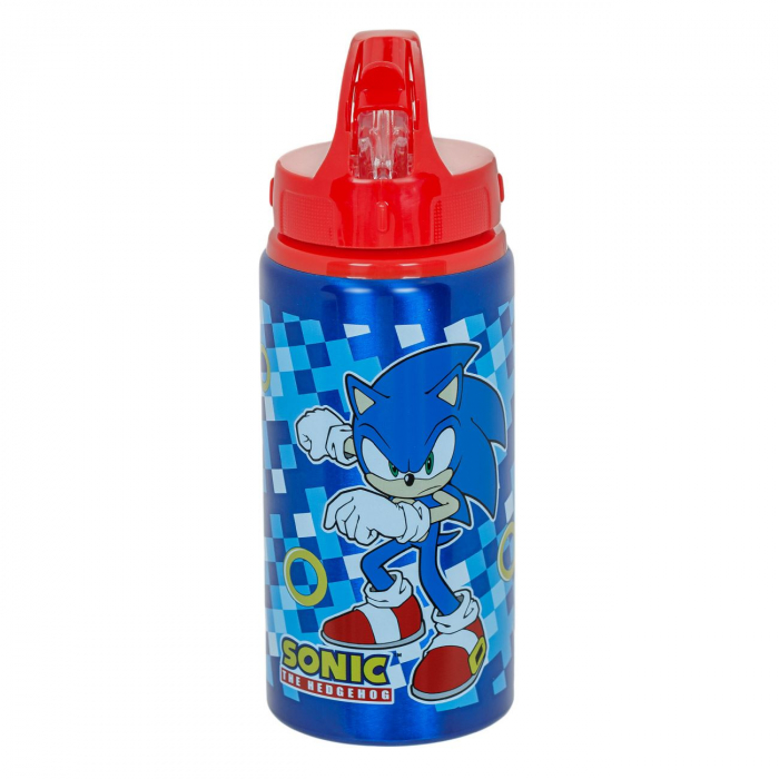 Sticle Apa Copii, Gradinita si Scoala, 500 ml, cu Pai, Sonic - Micostore [2]