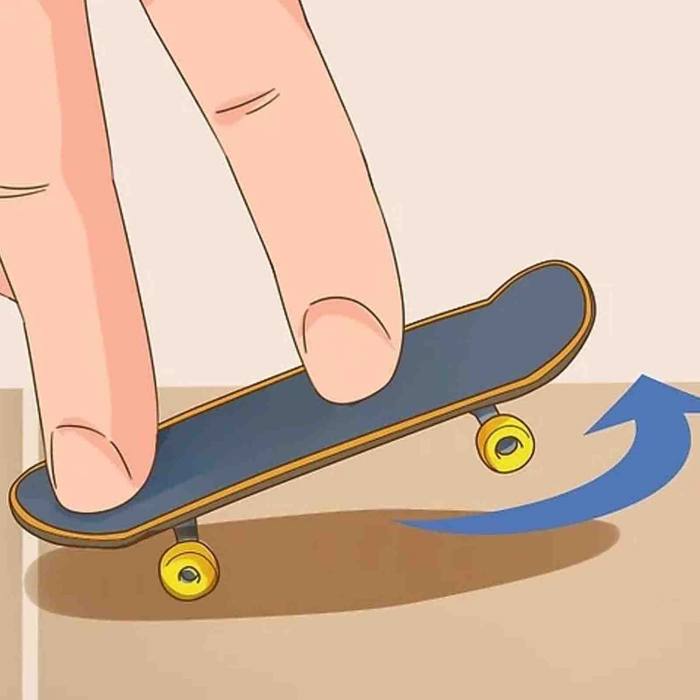 Mini Skateboard de ghidat cu degetele, surubelnita si roti de schimb [7]