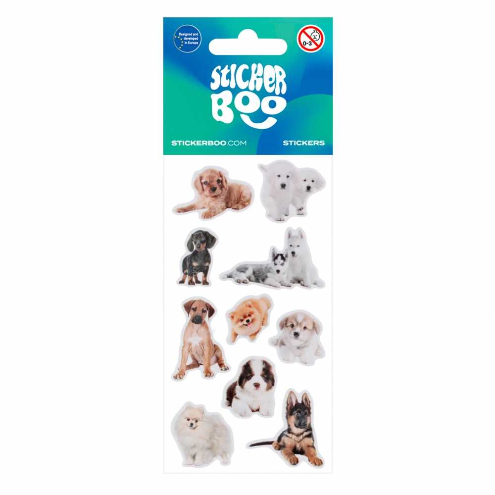 Stickere animalute catelusi, abtibilduri pentru activitati creative [2]