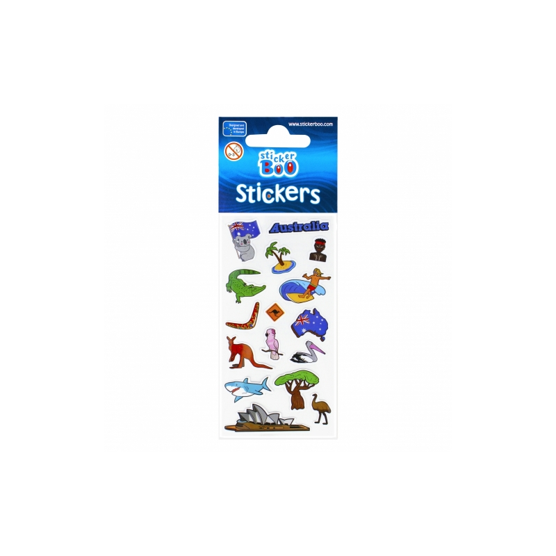 Abtibilduri - calatorii, set 16-17 buc, Sticker Boo, 489561 [2]