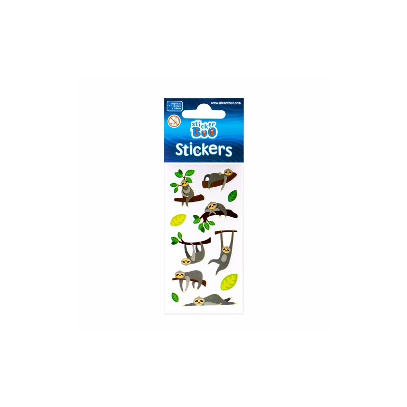 Abtibilduri - lenes, lama, panda, set 9-10 buc, Sticker Boo, 471544 [3]