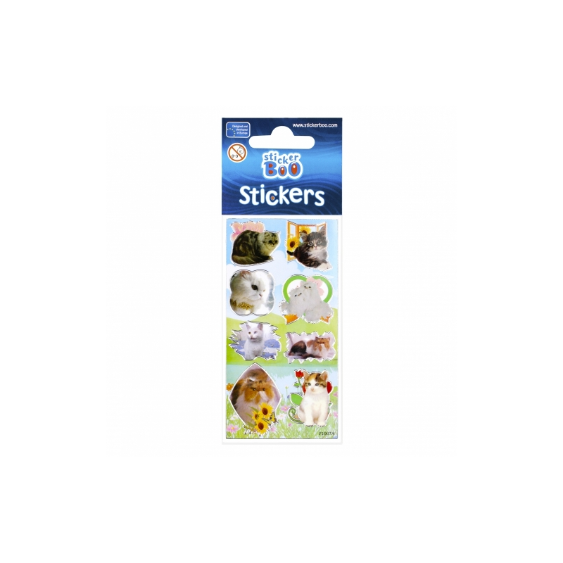 Abtibilduri - pisici, set 7-8 buc, Sticker Boo, 237280 [3]