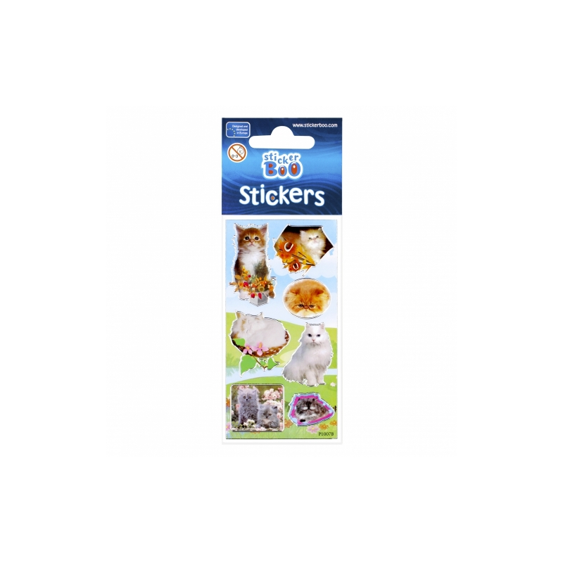 Abtibilduri - pisici, set 7-8 buc, Sticker Boo, 237280 [4]