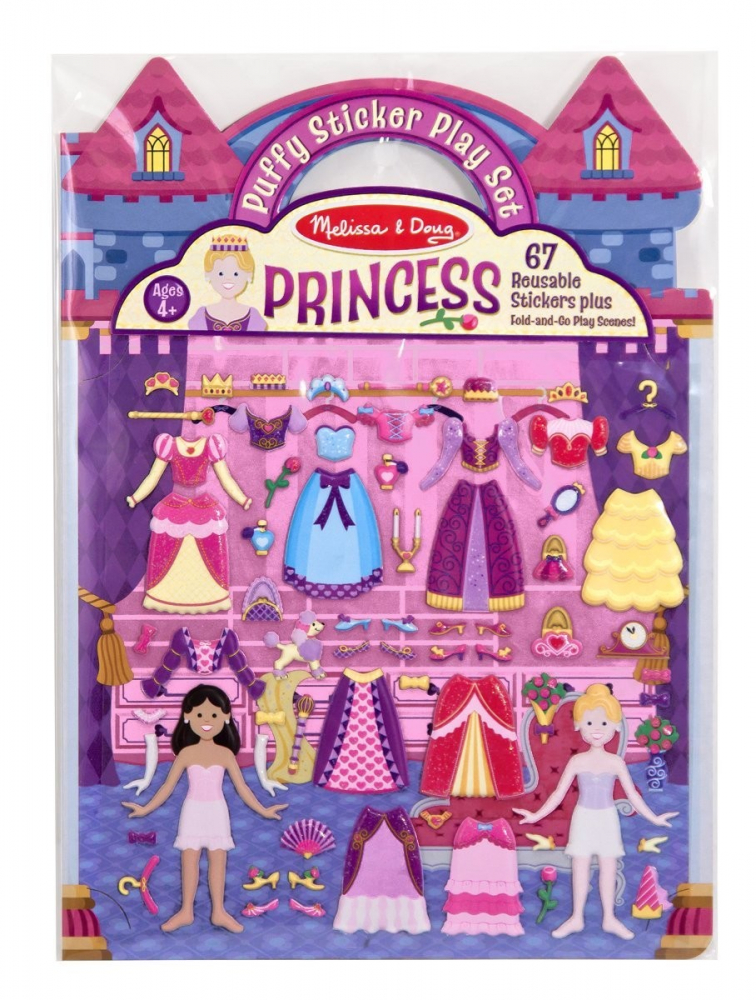 Abtibilduri pufoase Printese Melissa and Doug [1]