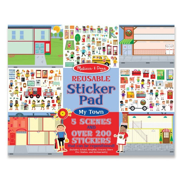 Abtibilduri reutilizabile Orasul meu Melissa and Doug [1]
