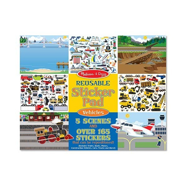 Abtibilduri reutilizabile Vehicule Comunitate Melissa and Doug [1]