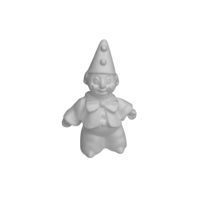 Accesorii craft - clovn Pierrot, 12.5cm, polistiren HD, Colorarte, OPIEPU [1]